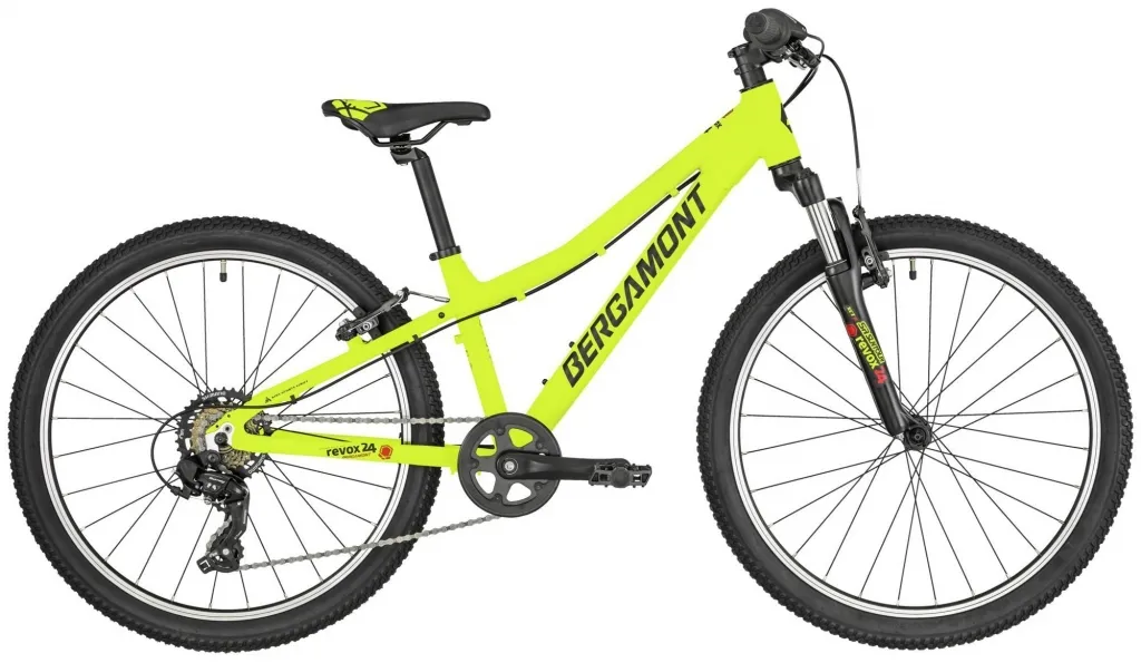Велосипед 24" Bergamont Revox 24 Boy 2019 lime green / black / red (matt)