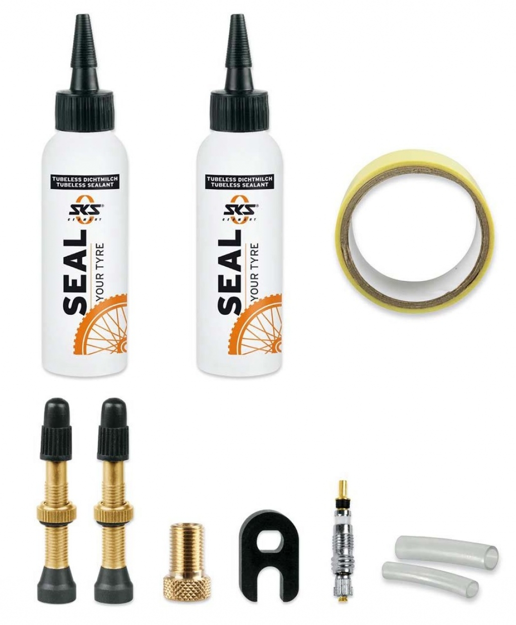 Набор SKS TUBELESS CONVERSION KIT - RIM TAPE 29 MM MIX для установки бескамерных покрышек Набор SKS TUBELESS CONVERSION KIT - RIM TAPE 29 MM MIX для установки бескамерных покрышек