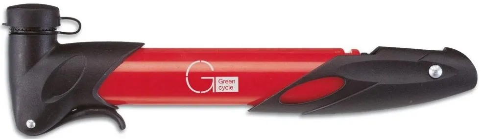 Мінінасос Green Cycle GPM-077 пластиковий, presta + schreder, червоний