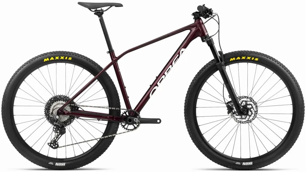 Велосипед 29" Orbea ALMA H30 (2025) metallic dark red/chic white gloss