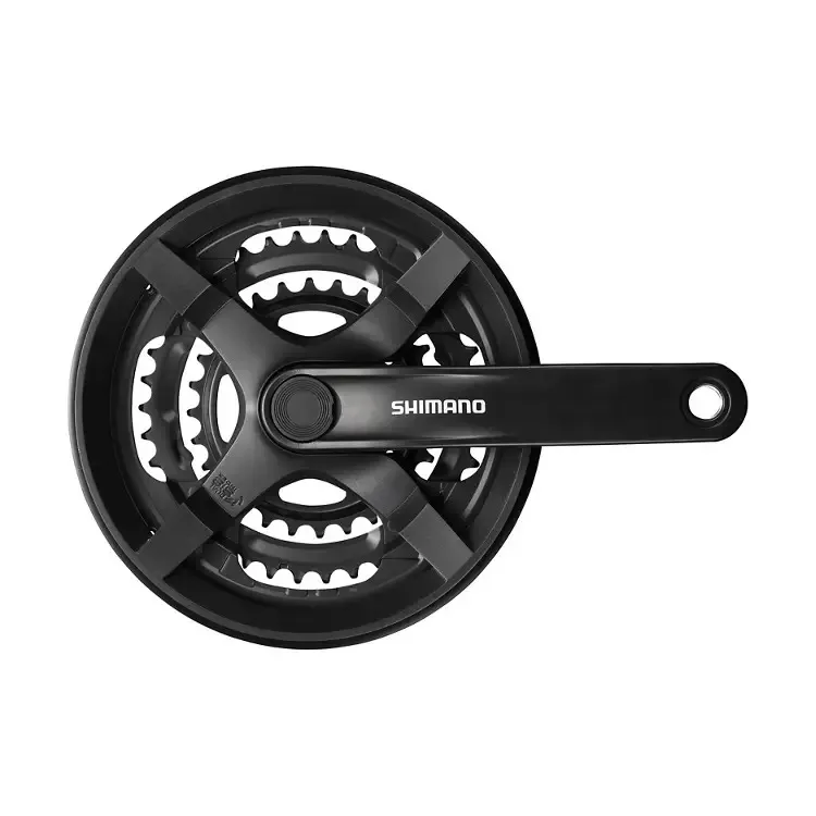 Шатуны Shimano FC-TY301, 150мм, 42X34X24, защита звезд Шатуны Shimano FC-TY301, 150мм, 42X34X24, защита звезд