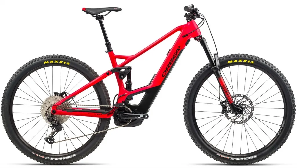 Електровелосипед 29" Orbea WILD FS H25 (2021) червоний