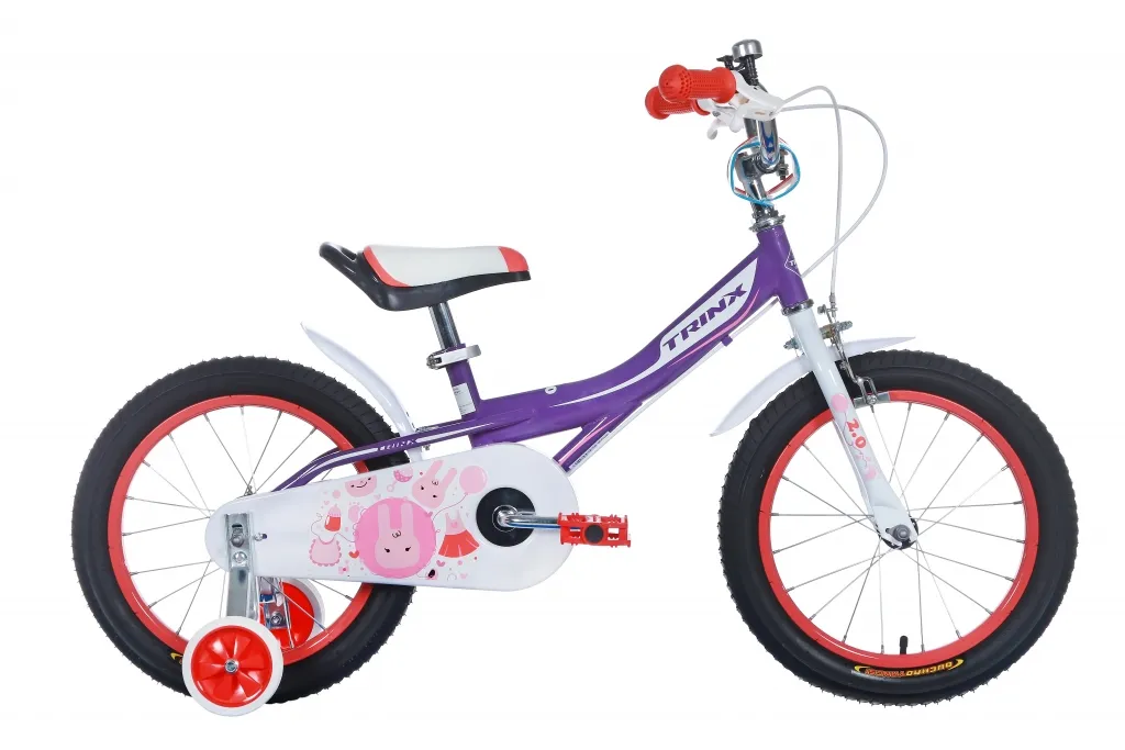 Велосипед 16" Trinx Princess 2.0 (2021) фиолетовый
