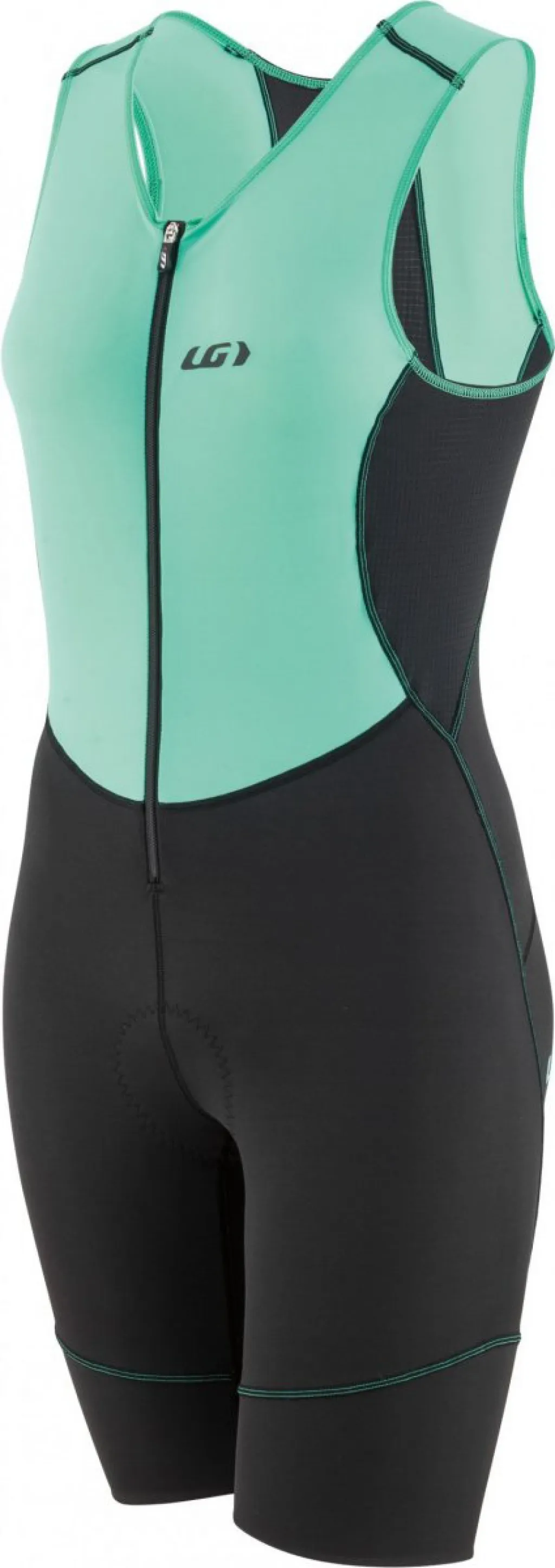 Велокостюм Garneau WS Tri Comp Triathlon Suit черно-зеленый