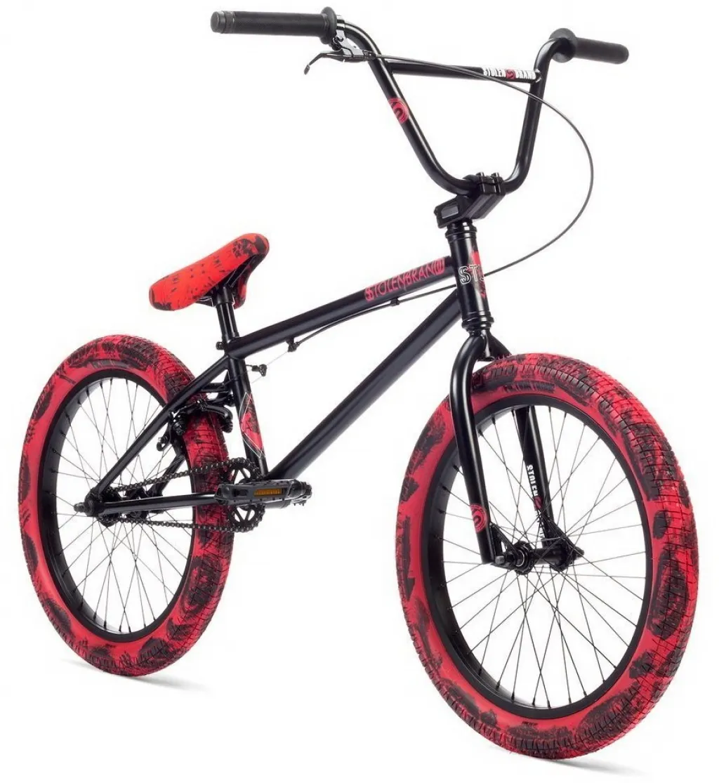 Велосипед BMX 20" Stolen CASINO 1 (20.25") 2019 black/red tie dye