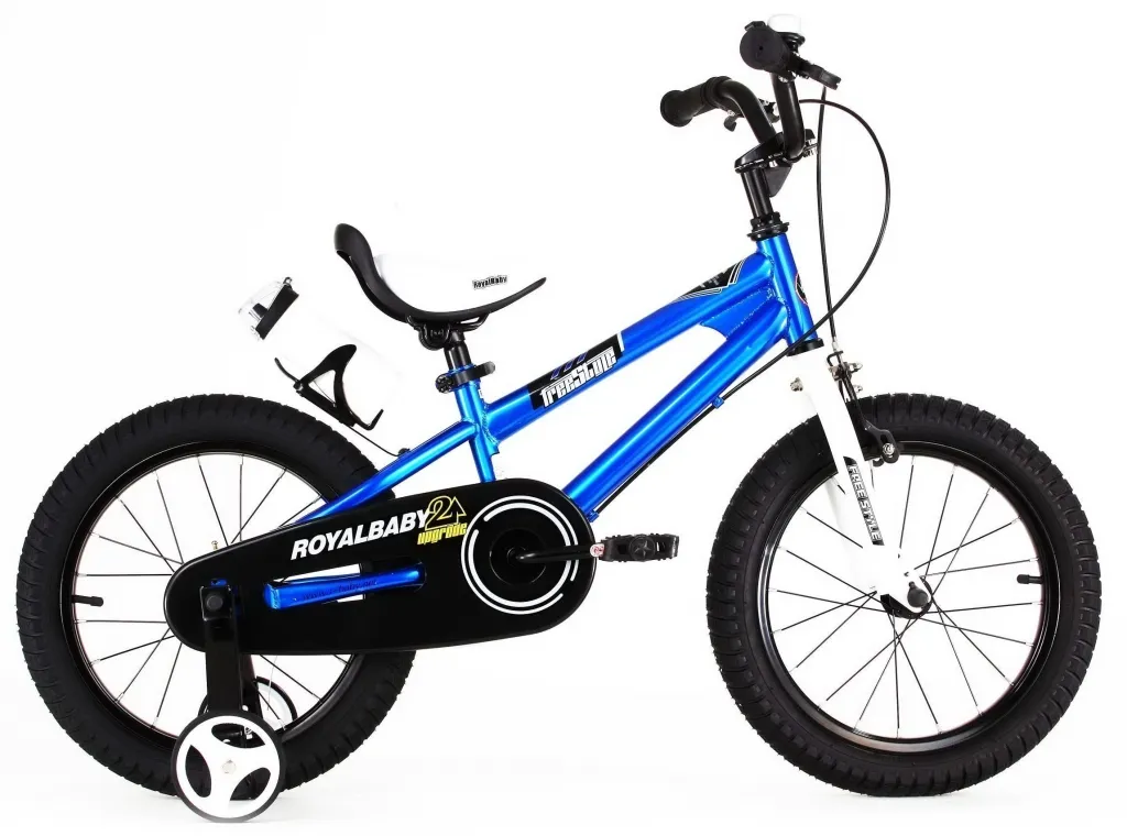 Велосипед 16" RoyalBaby FREESTYLE синий