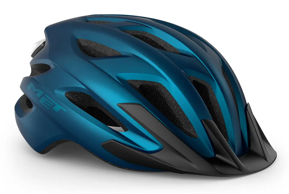 Шлем MET CROSSOVER (MIPS) blue metallic matt