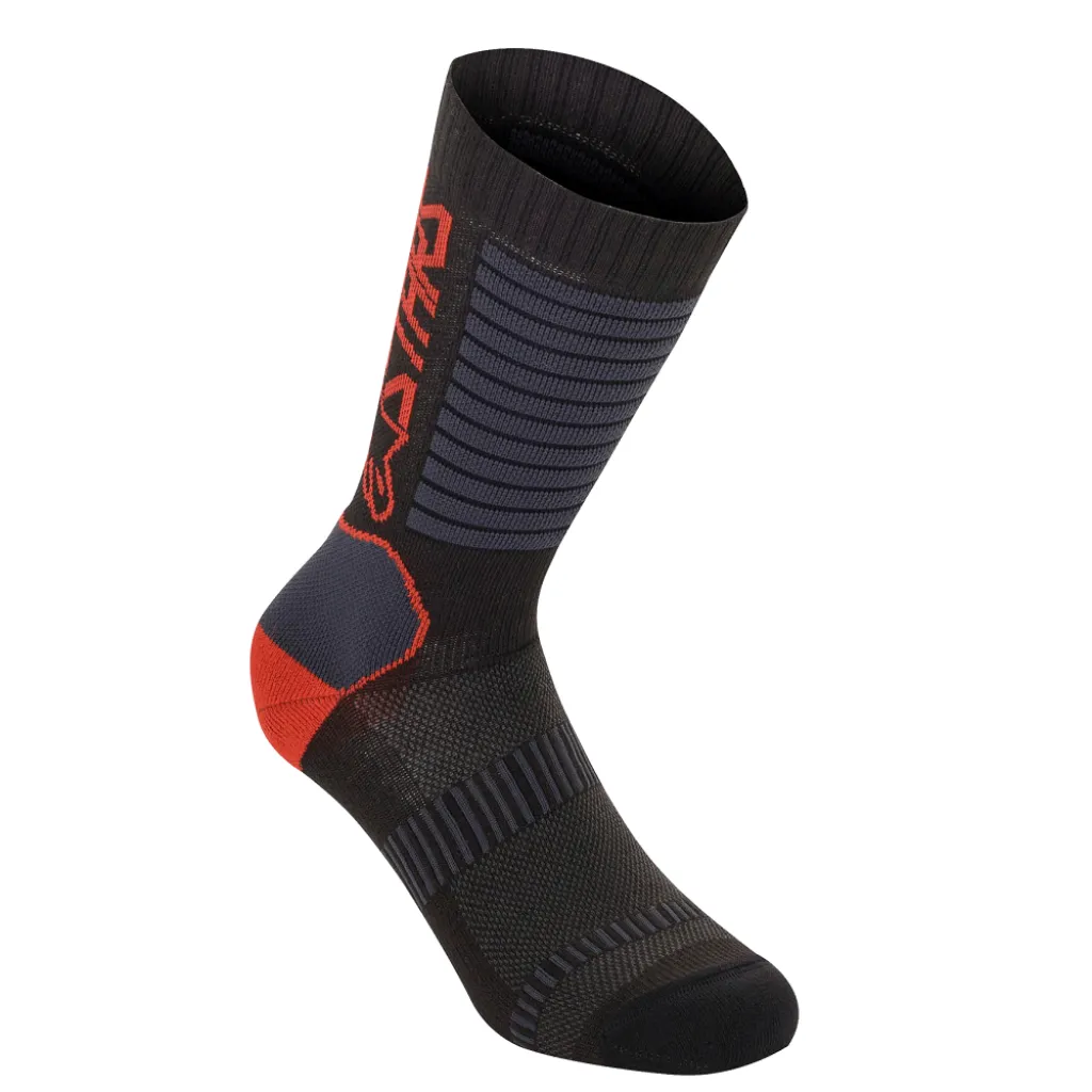 Шкарпетки Alpinestars Paragon Lite Socks 19 black bright red