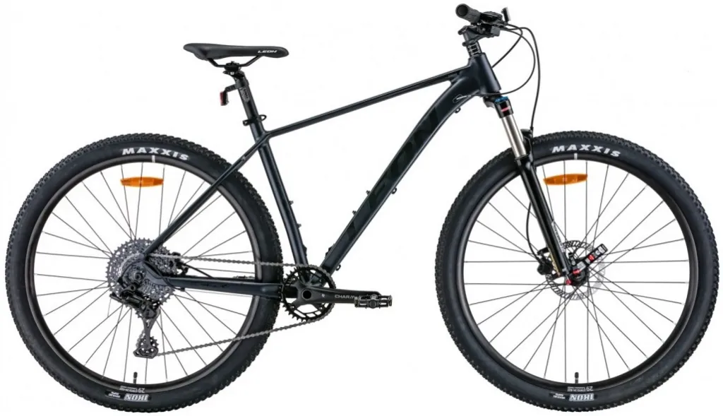 Велосипед 29" Leon TN-50 AM HDD (2022) сірий з чорним (м)