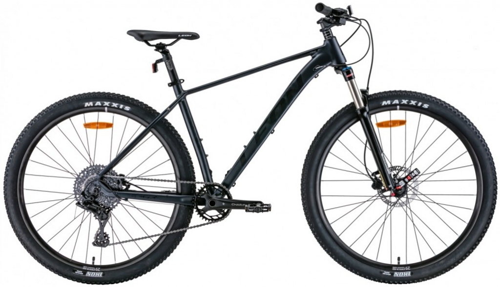 Велосипед 29" Leon TN-50 AM HDD (2022) серый с черным (м)