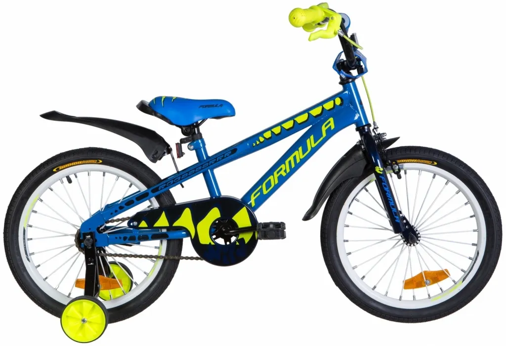 Велосипед 18" Formula WILD (2021) сине-жовтий