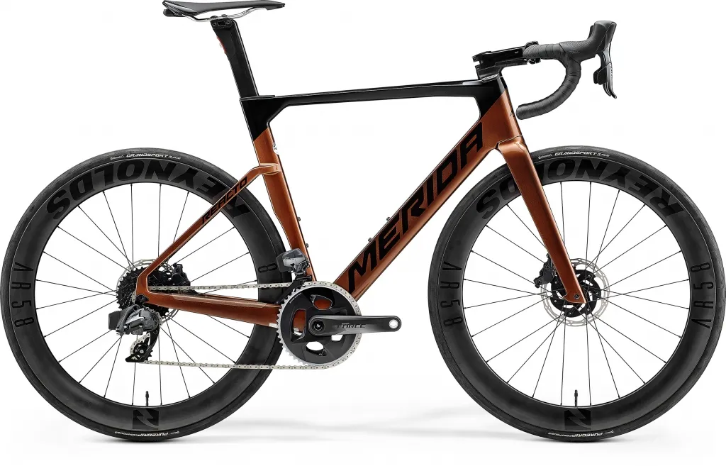 Велосипед 28" Merida REACTO FORCE EDITION (2021) black/bronze