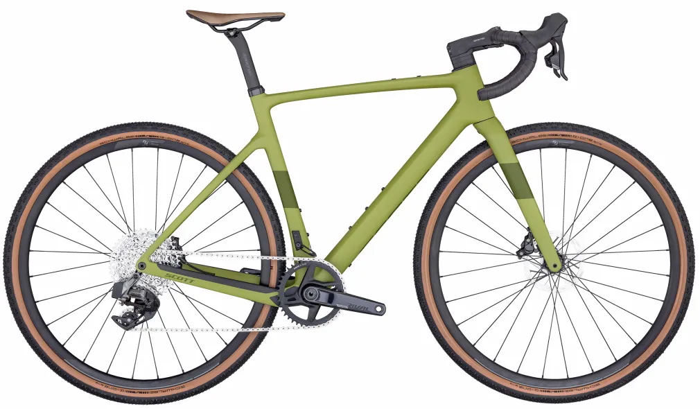 Велосипед 28" Scott Addict Gravel 30 green