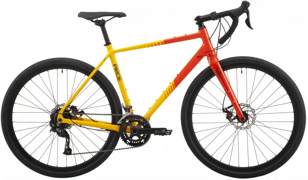 Велосипед 28" Pride ROCX 8.2 CF (2023) жовтий