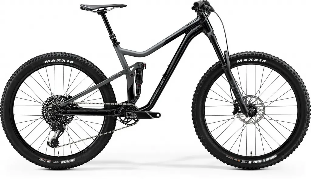 Велосипед 27.5" Merida ONE-FORTY 800 (2020) glossy black/matt dark grey