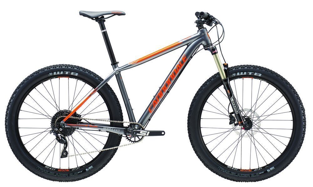 Велосипед Cannondale BEAST OF THE EAST 3 27.5 2017 серо-оранжевый Велосипед Cannondale BEAST OF THE EAST 3 27.5 2017 серо-оранжевый