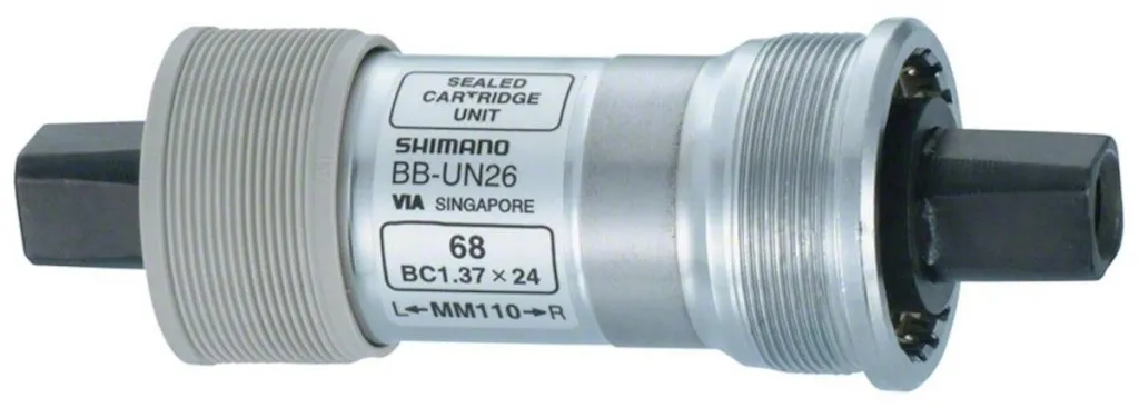 Каретка Shimano BB-UN26 BSA под квадрат, 68 х 122,5 мм, пром, с болтами