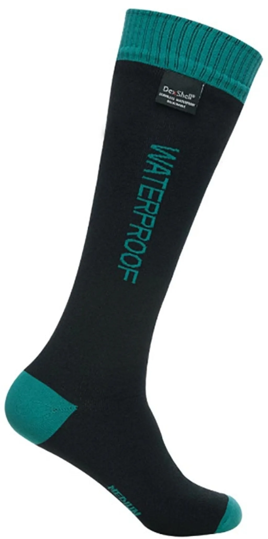 Шкарпетки водонепроникні Dexshell Wading Green, чорні