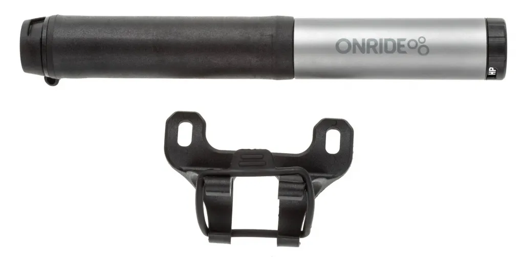 Насос компактный ONRIDE Query, 80/120 psi, алюминиевый с шлангом, два режима Насос компактный ONRIDE Query, 80/120 psi, алюминиевый с шлангом, два режима