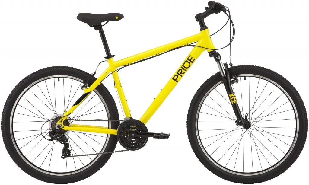 Велосипед 27,5" Pride Marvel 7.1 (2020) yellow/black