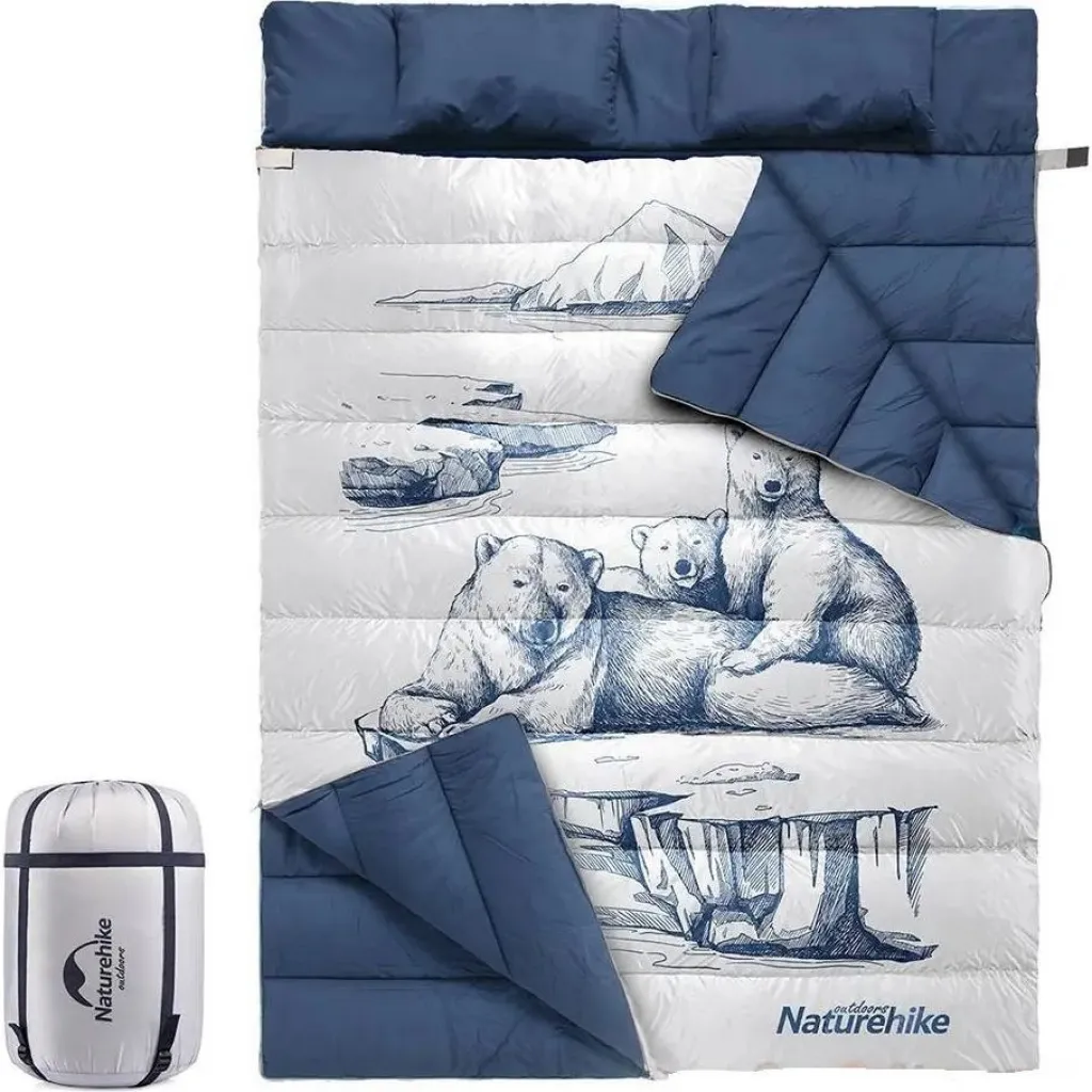 Спальный мешок Naturehike NH21MSD06 (10°C) 185 см, blue