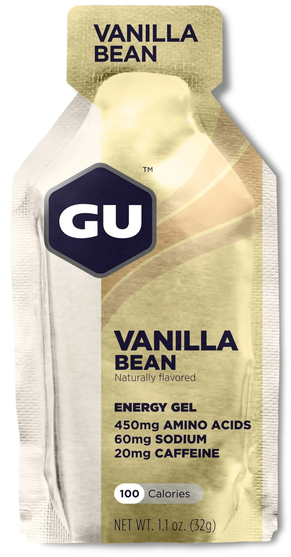 Енергетичний гель GU Energy Vanilla Bean, 32 г (20 мг кофеїну)