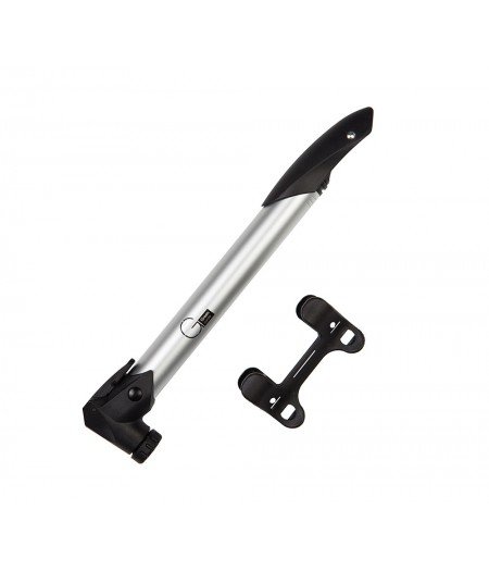 Мининасос Green Cycle GCP-09 алюминиевый, presta+schrader, 120psi, серебро Мининасос Green Cycle GCP-09 алюминиевый, presta+schrader, 120psi, серебро