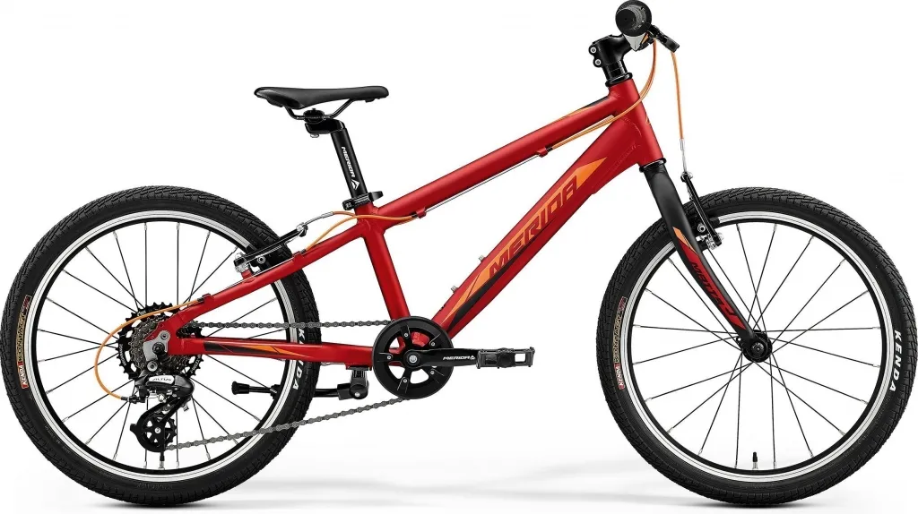 Велосипед 20" Merida Matts J.20 Race (2020) silk x'mas red (orange/black)