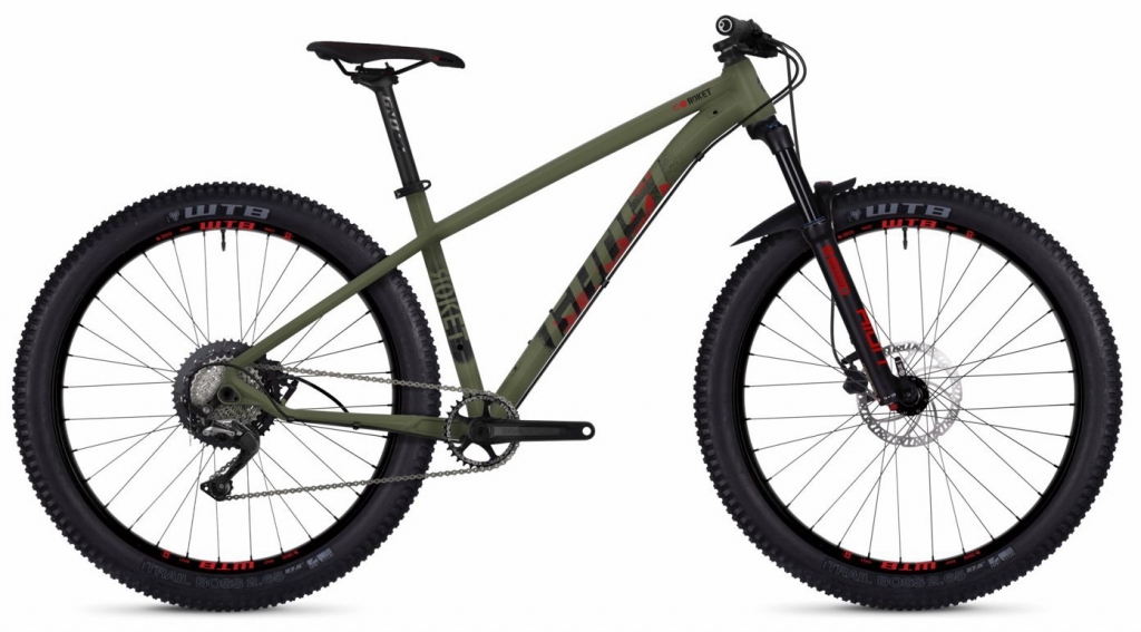 Велосипед 27.5+" Ghost Roket 5.7+ army green / night black / riot red Велосипед 27.5+" Ghost Roket 5.7+ army green / night black / riot red