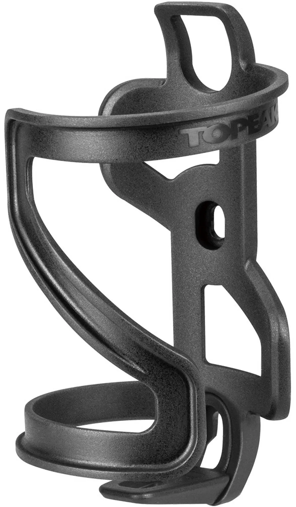 Фляготримач Topeak Ninja Master+ Cage SK+, engineering plastic side loading cage w/extra locking, w/bottle mount, for full suspension or small frame size bikes, for LEFT hand