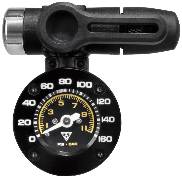 Манометр Topeak Shuttle Gauge G2, 2-in-1 pump and measurement analog gauge, w/air release button, 160psi/11bar