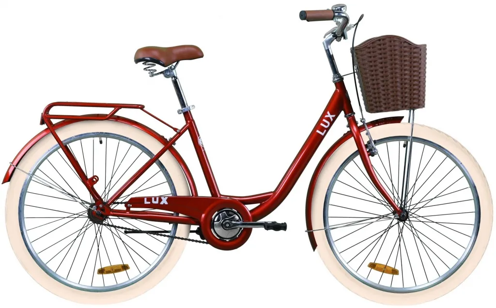 Велосипед 26" Dorozhnik LUX (2020) рубіновий