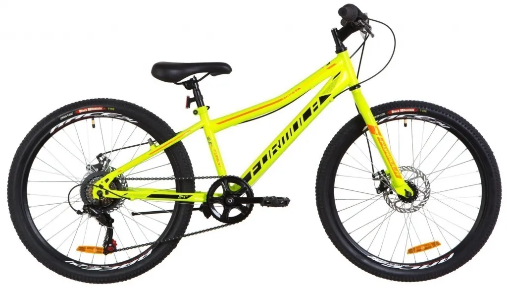 Велосипед 24" Formula FOREST Rigid DD 2019 зеленый с оранжевым (м)