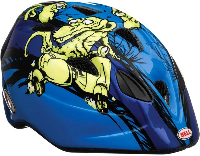 Шлем детский Bell Tater CH navy/green alligators Шлем детский Bell Tater CH navy/green alligators