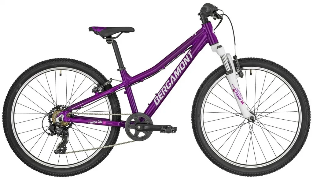 Велосипед 24" Bergamont Revox 24 Girl 2019 purple / white / pink (shiny)