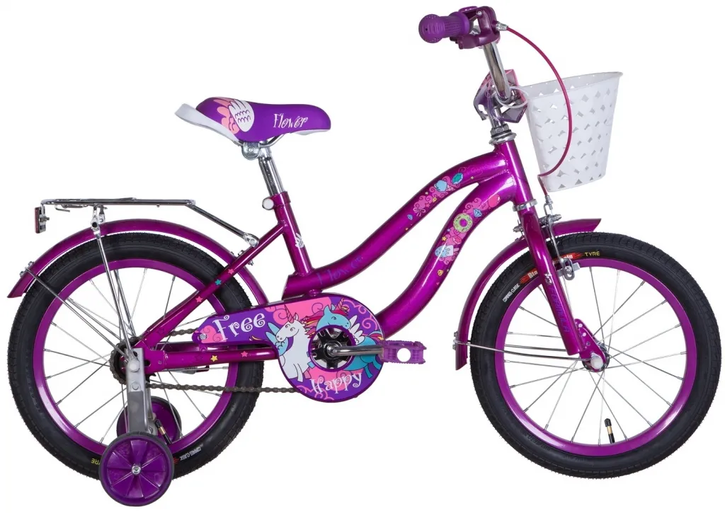 Велосипед 16" Formula FLOWER (2021) перламутровий фиолетовый