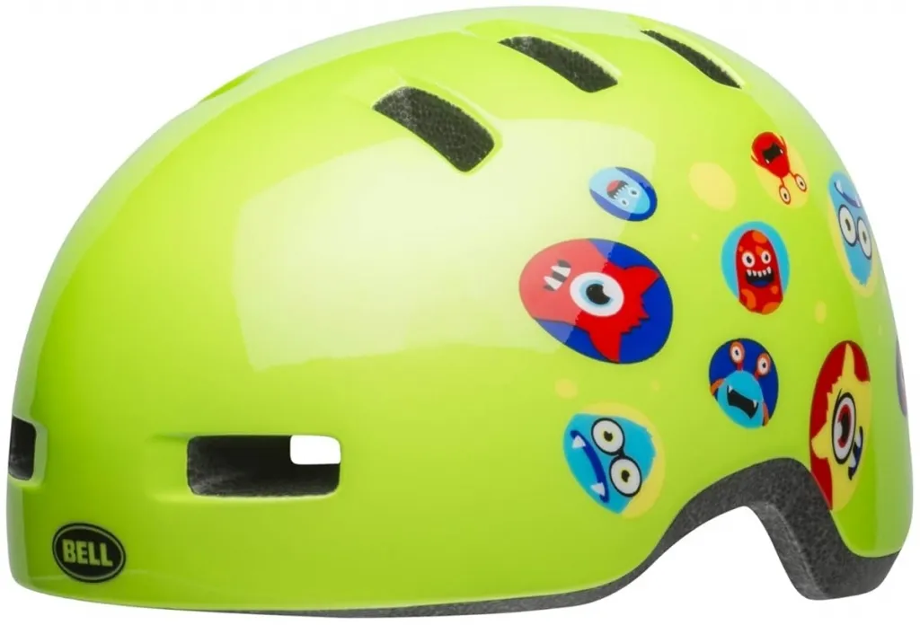 Шлем детский Bell Lil Ripper monsters gloss green