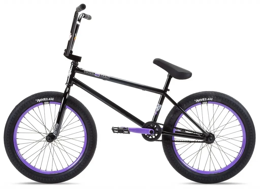 Велосипед 20" Stolen SINNER FC XLT LHD (2023) black w/violet