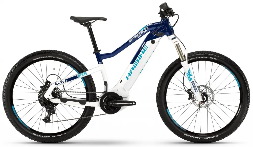 Велосипед 27.5" Haibike SDURO HardSeven Life 5.0 i500Wh 2019 бело-синий
