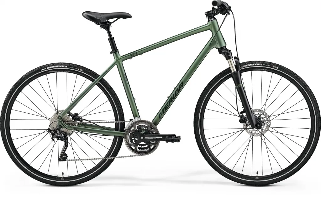 Велосипед 28" Merida CROSSWAY 300 (2023) matt fog green
