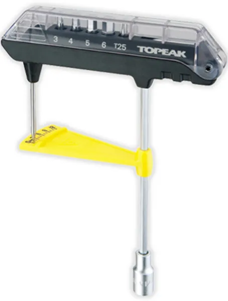 Набор инструментов Topeak ComboTorq Wrench & Bit Set, torque range:1-12Nm