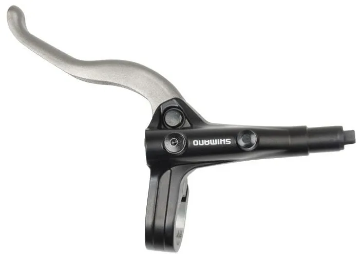 Тормозная ручка Shimano BL-MT401 гидравлическая левая, silver/black