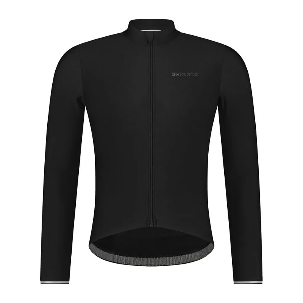 Велоджерси Shimano Stile long sleeves утепленное black