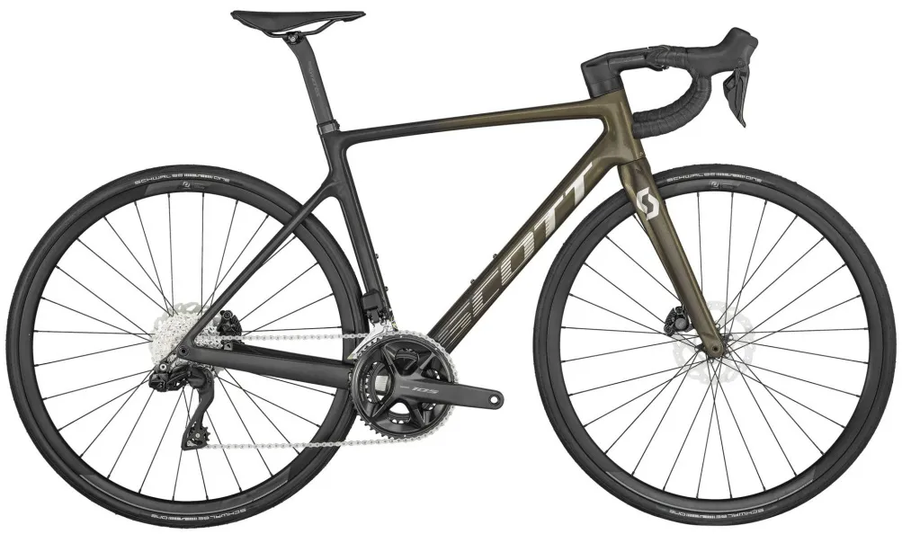 Велосипед 28" Scott Addict RC 40 (2023) black/green (TW)