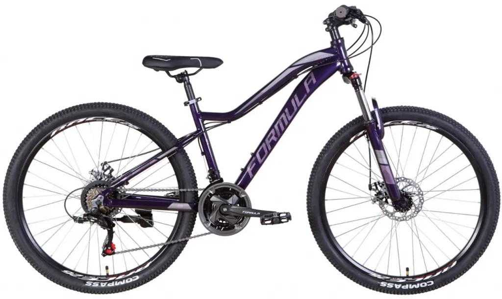 Велосипед 26" Formula ALPINA AM DD (2022) темно-фиолетовый