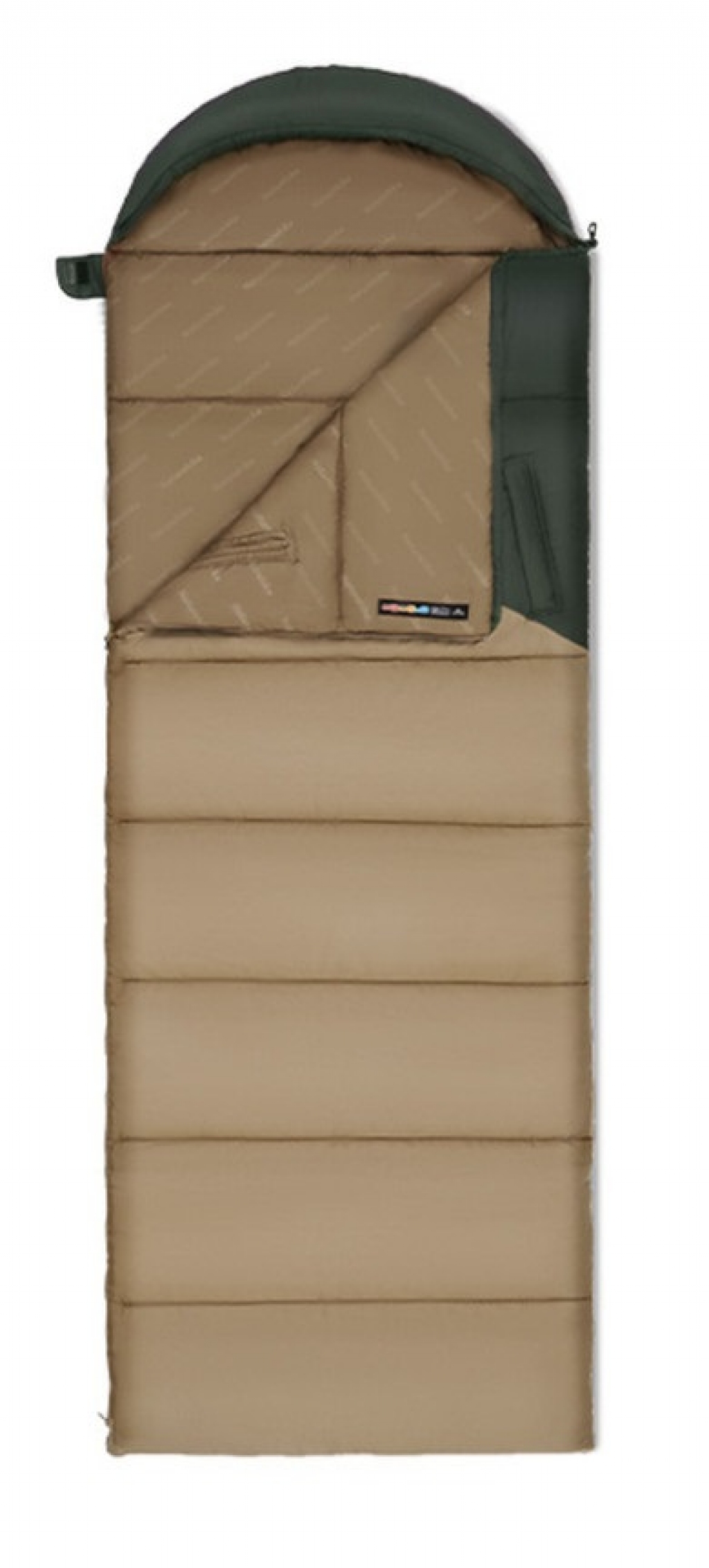 Спальный мешок Naturehike Sunny Day PL02 U450 CNK2550WS028 (3,9°C) 220 см (правый), brown/green