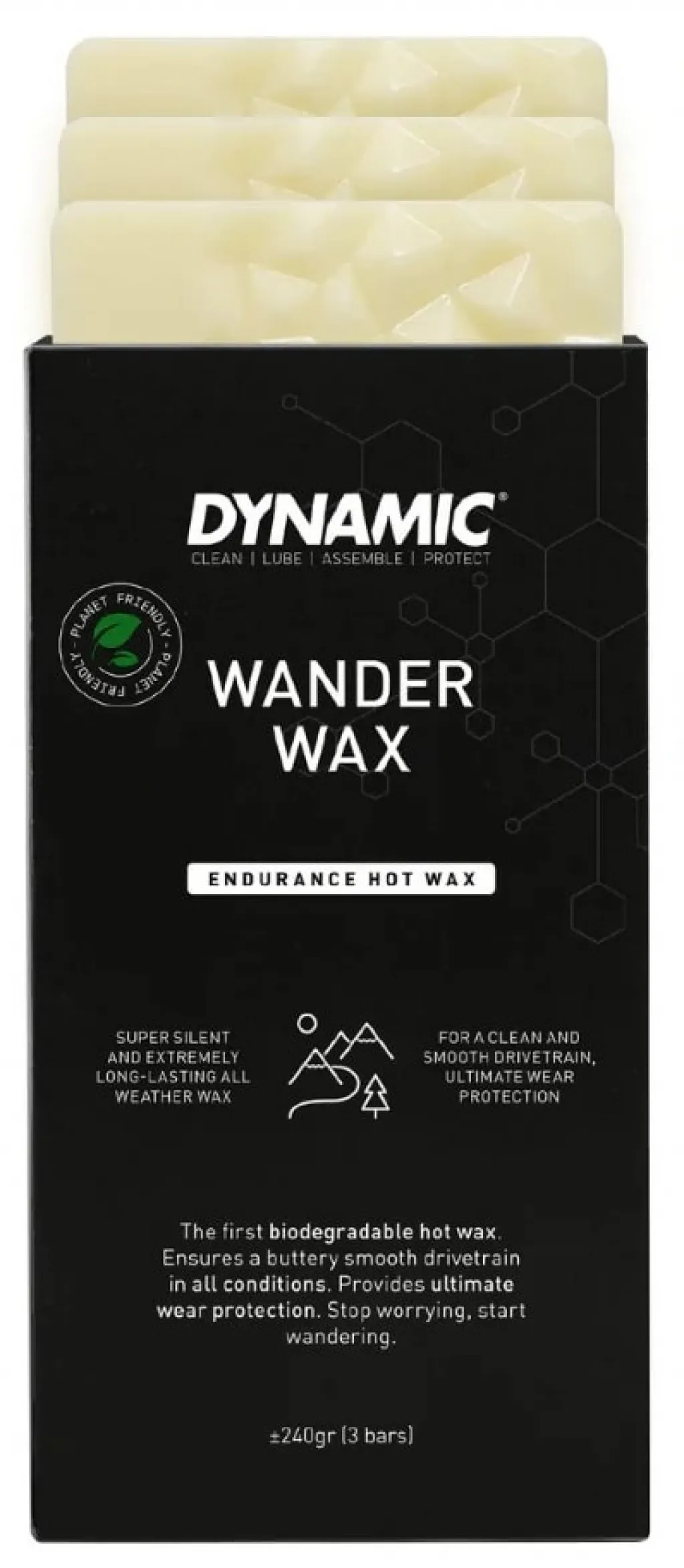 Мастило віск Dynamic Wander Wax (Hot Wax), ендуранс 3 плитки/240г