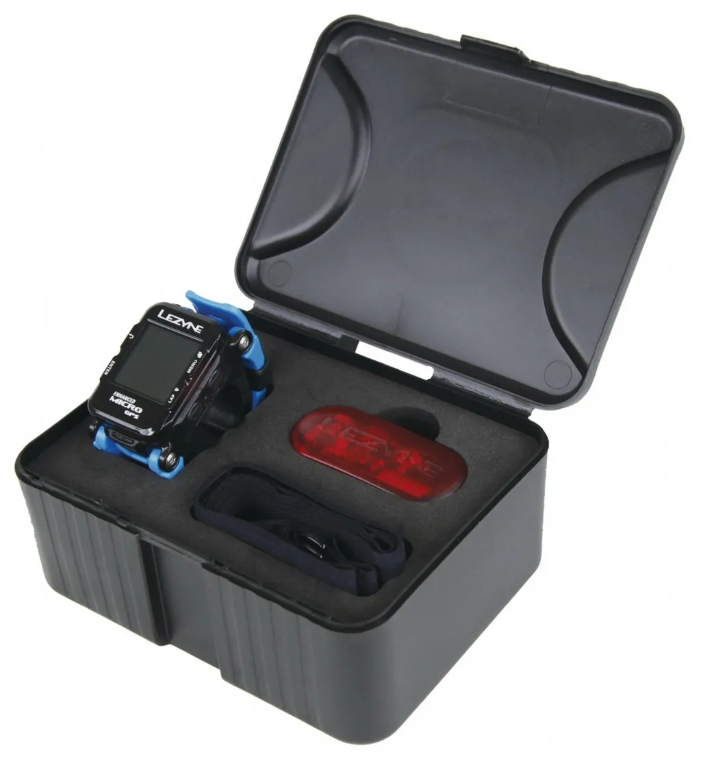 Часы-велокомпьютер Lezyne Micro GPS Watch blue + HR