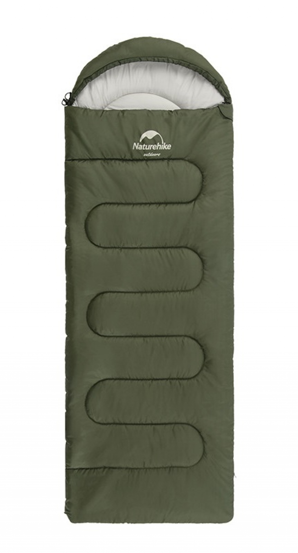 Спальный мешок Naturehike Y150L NH21MSD08 (11°C) 190 см (правый), dark green