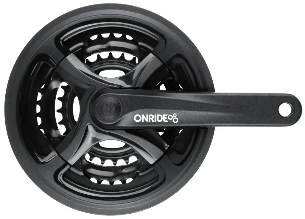 Шатуны Onride Trio 840P, 28/38/48T, под квадрат, L175мм, black